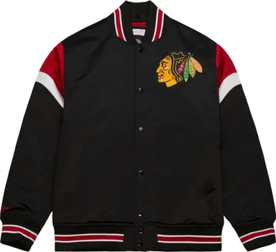 Produktbild von M&N Heavyweight Satin Jacke NHL Chicago Blackhawks - L