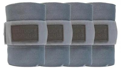 Produktbild von Kentucky Horsewear Stallbandagen 4er Set Schmutzabweisend, Farbe:grau