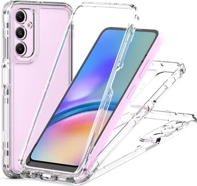 Image de Coque transparente pour Samsung Galaxy A05S, coque TPU et PC hybride transparente et résistante aux chocs