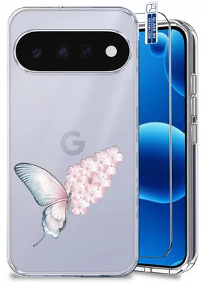 Zdjęcie produktu dla Etui Do Google Pixel 11 Pro Wzory Wiosenne Wiosna Kwiaty Clear Case Szkło