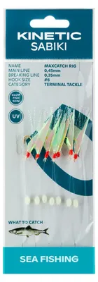 Produktbild von Kinetic Sabiki Heringshaken MaxCatch, Fishskin/mix