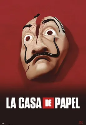 Produktbild von Haus des Geldes Poster Mask 61 x 91,5 cm