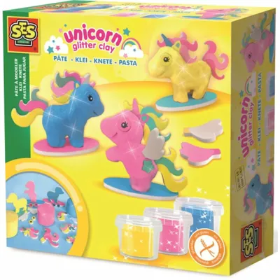 Obrázok produktu pre Lesklá modelína - Einhö rner