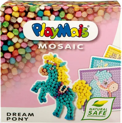 Produktbild von PlayMais Mosaic Dream Horses, 1Stück