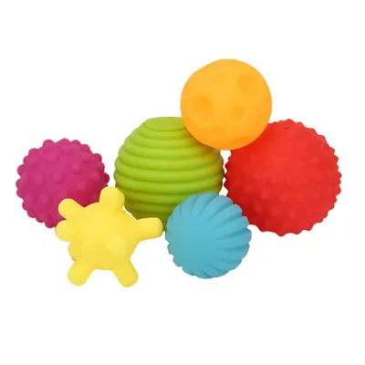 Produktbild von 6 teile/los Bunte Baby Bad Spielzeug Ball Set Touch Sinne Spielzeug