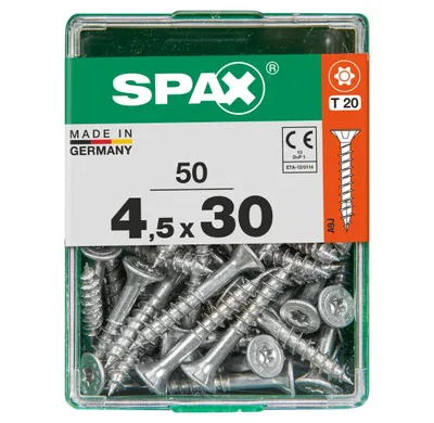 Produktbild von Spax Universalschrauben 4.5 x 30 mm TX 20 - 50 Stk.