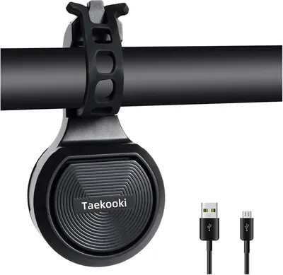 Produktbild von Elektronische Fahrradklingel – 80/120 dB – Wiederaufladbar – IPX6