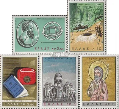 Produktbild von Briefmarken Griechenland 1965 Mi 892,893-894,895-896 (kompl.Ausg.) postfrisch Sondermarken