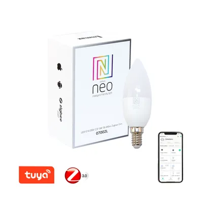 Obrázek produktu pro Immax SMART LED žárovka 5W E14 stmívatelná 07002L