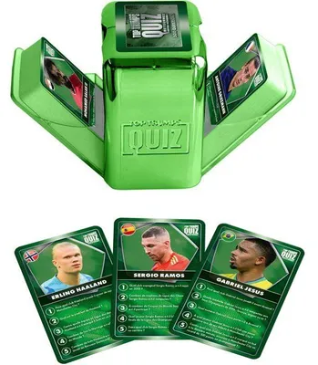 Obrázek produktu pro Kvíz "Hvězdy světového fotbalu 2026" - karetní hra - WINNING MOVES - pro 2 až 6 hráčů - od 8 let