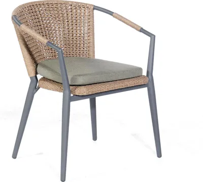 Produktbild von Sonnenpartner Lexington Diningsessel Gartenstuhl Alu mit Polyrope natural-honey