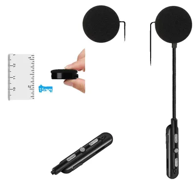 Produktbild von Bluetooth-Helm-Headset, wasserdicht, Geräuschreduzierung, Dicker Horn 15mm