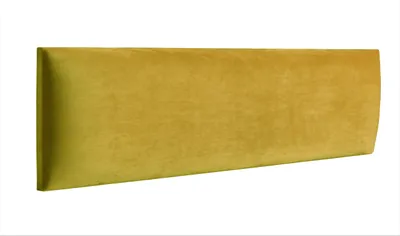 Produktbild von RAVIO Wandpaneel Wandkissen als Kopfteil für Bett 3D Wandverkleidung mit Schaumstoff Wandpolster Wanddeko (40 x 15 cm, Farbe: Golden - Magic Velvet 2234)
