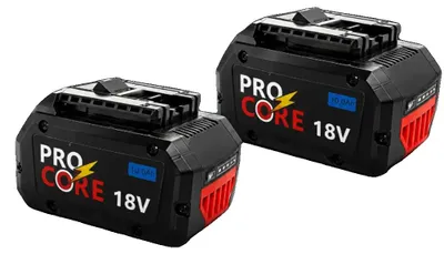 Immagine prodotto di Batterie di ricambio, capacità 10000mAh, compatibili con utensili elettrici da 18V, 10.0AH - 2 pezzi