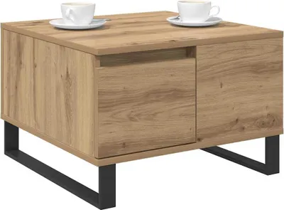 Obrázok produktu pre vidaXL Konferenčný stolík Artisan dub 55 x 55 x 36,5 cm materiál na báze dreva