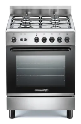 Obrázok produktu pre Bertazzoni La Germania Futura S64021X/24, Voľne stojaci sporák, Nerezová oceľ, Otočné, Čierna, Predné, 1,5 m