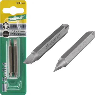 Zdjęcie produktu dla Zestaw końcówek wkrętakowych Wolfcraft 2408000 PZ