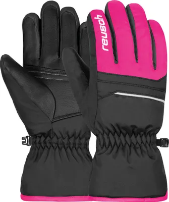 Produktbild von Reusch Fingerhandschuhe Alan Junior mit winddichter und atmungsaktiver Funktion 7720 black/pink glo 5.5