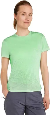 Image de Icebreaker Merino Core Plume T-shirt manches courtes Vert XS Femme Vert XS