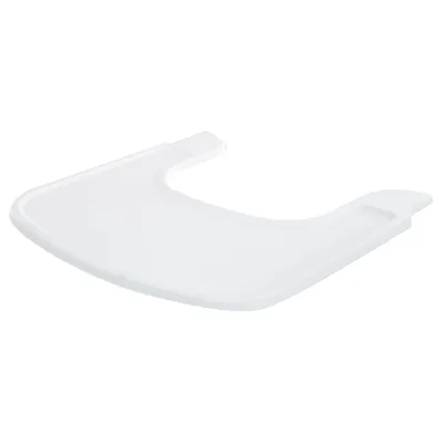 Produktbild von Roba 0081WE Plastikessbrett weiß – Hochstuhl weiß 440x410x18 mm