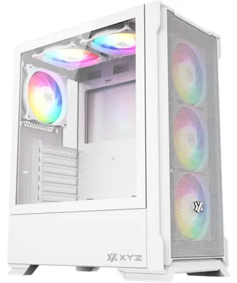 Produktbild von XYZ AIRONE 300-X MESH, Midi Tower, PC, Weiß, ATX, micro ATX, Micro-ITX, 17,5 cm, 33 cm