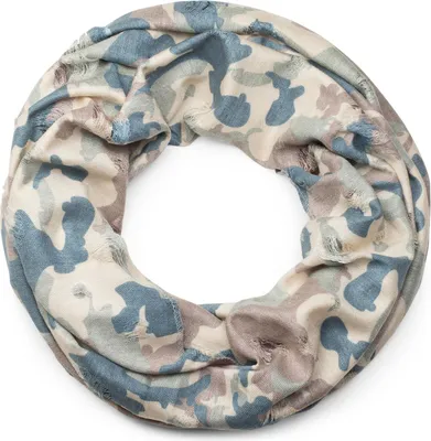 Produktbild von styleBREAKER Loop Schal mit Camouflage Muster im Destroyed Vintage used Look, Schlauchschal, Tuch, Uni 01016134
