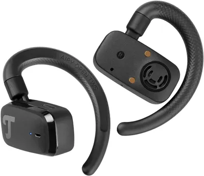 Produktbild von AIRY Open TWS Kabellose Open Ear Kopfhörer, Bluetooth Ohrhörer mit Mikrofon, IPX4 wasserdicht, bis 20 Stunden Akkulaufzeit, Intuitive Touch Steuerung