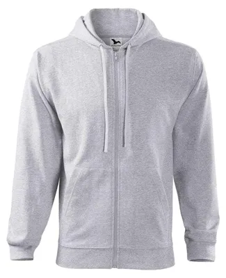 Produktbild von Malfini - "Trendy" Hoodie mit durchgehendem Reißverschluss für Herren PP10270 (S) (Grau)