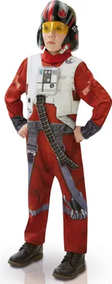 Produktbild von Poe X-Wing Fighter-Kostüm für Kinder Star Wars - hochwertig 13 bis 14 Jahre (153 bis 164 cm)