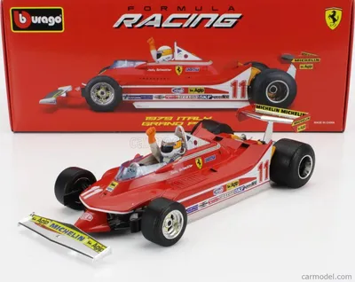 Productafbeelding van Bburago F1 312T4 11, model uit 1979. Accessoires voor modelbouw