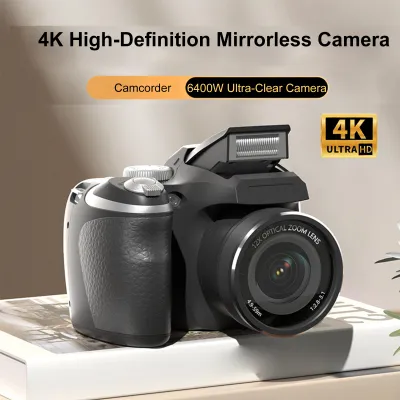 Zdjęcie produktu dla aparat cyfrowy 60 MP z 12-krotnym zoomem optycznym i nagrywaniem wideo 4K do fotografii Tavel Vlog czarny