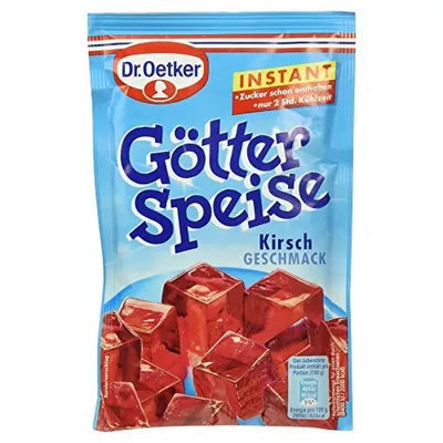 Produktbild von Dr. Oetker Instant Götterspeise Kirsche, 1er Pack (1 x 100 g)