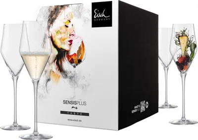 Produktbild von EISCH 4 Champagnergläser 518/7 im Geschenkkarton SKY SENSISPLUS 25185070