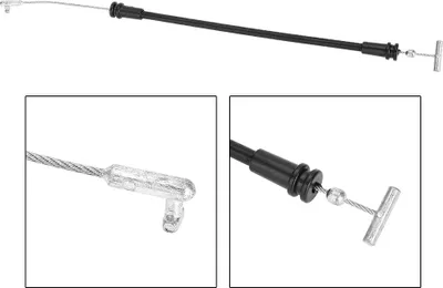 Obrázek produktu pro Vnější kabel dveřní kliky pro Smart Forfour 2004-2006 A4547230169