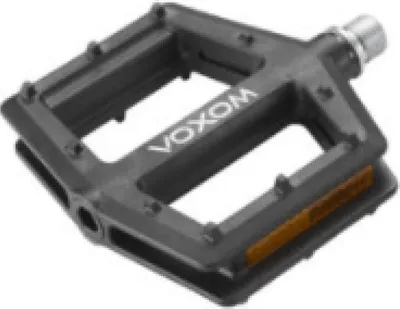 Immagine prodotto di Pedale Voxom MTB Flat Pe23 nero Corpo in plastica Asse in boro da 7 mm Industria...