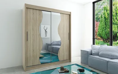 Obrázok produktu pre MINIO Šatníková skriňa 200 cm MADRYT Sonoma Oak
