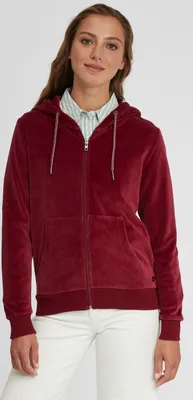 Produktbild von OXMO OXNicky Damen Sweatjacke Kapuzenjacke Hoodie mit Kapuze Kängurutasche Baumwollmischung Regular fit