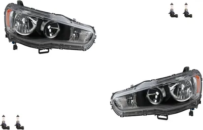 Produktbild von Johns, Scheinwerfer Halogen passend für Mitsubishi Lancer CY 08- mit HB4 HB4 Set Li. Re 8301A389 8301B259 8301A905 8301B347 8301A390 8301B260 8301A906