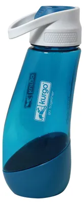 Zdjęcie produktu dla Kurgo Gourd Water Bottle and Bowl Wasserflasche 710 ml, Farbe:blau