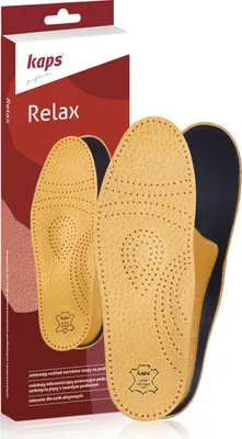 Produktbild von Bequeme, geformte Lederschuheinlagen Kaps Relax - Größe 38 EUR