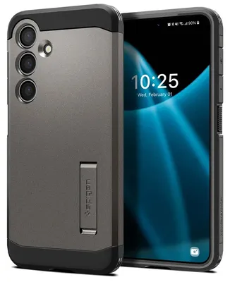 Obrázok produktu pre Spigen Tough Armor, Ochranný obal, Samsung, Galaxy S24 (2024), 15,8 cm (6.2"), Čierna, Kovová