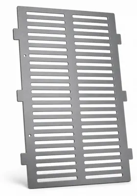 Obrázok produktu pre LogistSystem, grilovacia mriežka z nehrdzavejúcej ocele INOX, hrúbka 3 mm – mriežka na ohnisko, na kemping – 505 x 296 mm – prenosná grilovacia mriežka