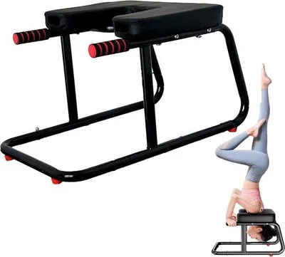 Produktbild von Famanu Inversionsstuhl für Yoga und Kopfstandtraining - Stabile Stahlkonstruktion