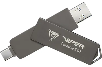 Produktbild von SSD Patriot PVP30 512GB 1000MB/s USB Duo A+C 3.2 Gen2 Alu (PVP30512G28UDG)