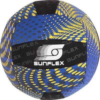 Produktbild von Sunflex Ball Größe 3 Splash blau | Beachball Funsport Ball Wasserball Strandspiel