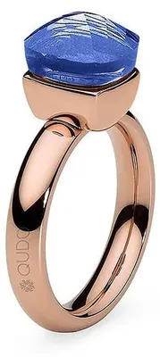 Productafbeelding van Roze Stainless Steel Ring met Blauwe Steen