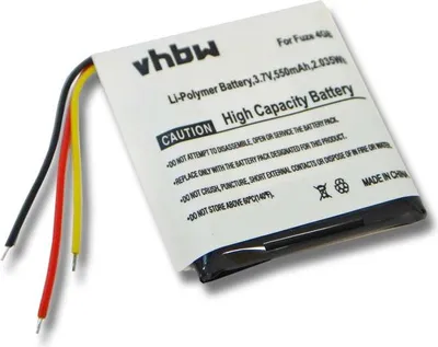 Produktbild von vhbw Akku kompatibel mit SanDisk Sansa Fuze 4GB, Fuze 8GB MP3-Player Musik Player (550 mAh, 3,7 V, Li-Polymer)