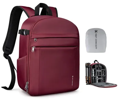Produktbild von K&F CONCEPT Kamerarucksack Fotorucksack Kompakt & Leicht mit Regenschutz