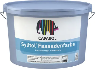 Produktbild von Caparol Sylitol Fassadenfarbe weiss 5l