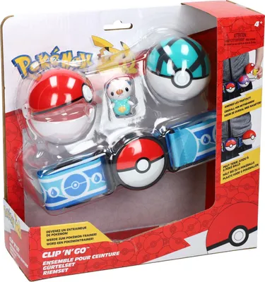 Produktbild von Clip N Go mit Gürtel Spielset Oshawott Pokémon Figur